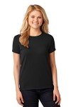 Gildan Womens Heavy Cotton Adult T-Shirt, 2-Pack T Shirt, Black, Large US