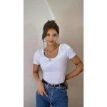 Stylish Women's 2.8cm Wide Leather Belt with Gold Buckle