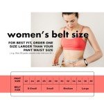 Black Leather Designer Belt for Women & Girls