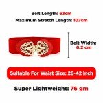 Stylish Red Thin Belt for Women’s Dresses