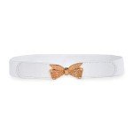 Elegant Thin Black Belt for Women