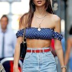 Stylish Women's Leather Belt with Gold Buckle