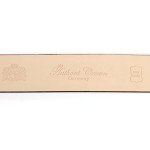 Anthoni Crown Women's Leather Belt - Black 2cm