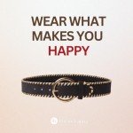 Stylish Leather Belts for Women in Black & Brown