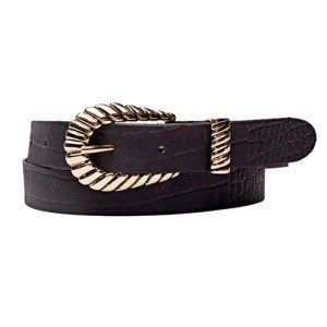 Chic Leather Belts for Women in Black & Brown