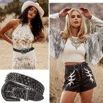 Rhinestone Western Cowgirl Belt for Women's Jeans