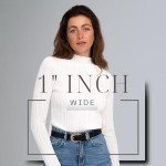 Chic Leather Belts for Women in Black & Brown