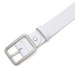 Earnda Women’s Black Leather Designer Belt