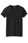 Gildan Womens Heavy Cotton Adult T-Shirt, 2-Pack T Shirt, Black, Large US