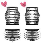 MissAvid Fishnet Lace Lingerie Set for Women