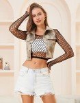 Lemon Girl Fishnet Long Sleeve Lingerie Top