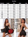 Avidlove Lace V Neck Babydoll Nightwear for Women
