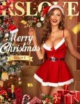 RSLOVE Sexy Santa Lingerie Set for Women