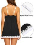 Avidlove Women's Lace Nightgown V-Neck Babydoll Dress