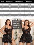Plus Size Lace Babydoll Chemise Sleepwear Nightgown