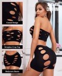 RSLOVE Women’s Sexy Fishnet Lingerie Set