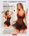 RSLOVE Women's Lace Babydoll Chemise Nightdress