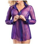 Sheer Nightshirts for Women | Babydoll Lingerie