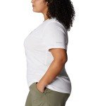 Columbia Womens Daisy Days Short Sleeve Graphic Tee T Shirt, White/Find Your Wild Graphic, X-Small US