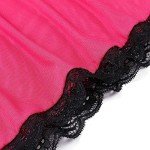 Donnalla Plus Size Lace Babydoll Sleepwear Set