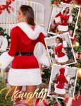 Sexy Santa Costume Babydoll Dress for Women