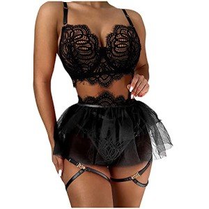 Sexy Lace Cut-Out Bodysuit for Women