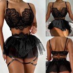 Sexy Lace Cut-Out Bodysuit for Women