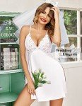 Avidlove Satin Bridal Nightgown for Women