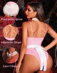 Avidlove Women's Sexy Maid Costume Lingerie Set