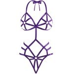 Purple Naughty Teddy Lingerie for Women
