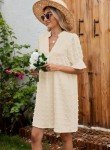 Stylish Women's Casual Summer V Neck Dress