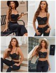 Avidlove Women's Push-Up Corset Party Top