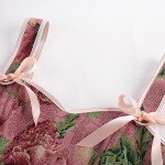 Pink Floral Women's Corset Top - Size 16