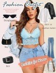 Avidlove Light Blue Lace Bralette for Women
