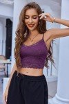 Avidlove Adjustable Lace Bralette Cami Crop Top
