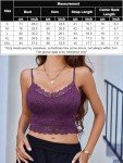 Avidlove Adjustable Lace Bralette Cami Crop Top