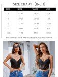 Avidlove Women’s V Neck Lace Bralette Crop Top