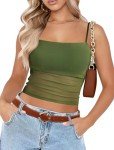 Avidlove Sheer Mesh Camisole Top for Women
