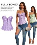 White Lace Corset Top for Women