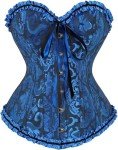 Floral Lace Corset Top for Women Plus Size