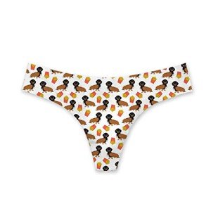 Kawaii Animal Print T-Back Thong Briefs for Women
