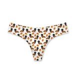 Kawaii Animal Print T-Back Thong Briefs for Women