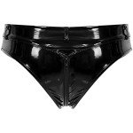 Moily Women's Shiny PVC Leather Dance Thongs