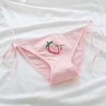 3-Pack Women's Japanese Lolita Side Tie Bikini Panties
