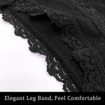 Pack of 6 Black Seamless Women's Thong Panties