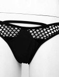 YOOJIA Women's Fishnet Lingerie Set in Black