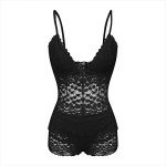 Lace Bodysuit with Detachable Mini Skirt Set
