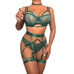 Black See-Through Lingerie Set for Women