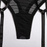 Black See-Through Lingerie Set for Women