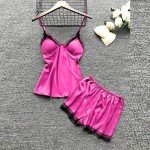 Seamless Cotton Lingerie Bodysuit and Sleepwear Set